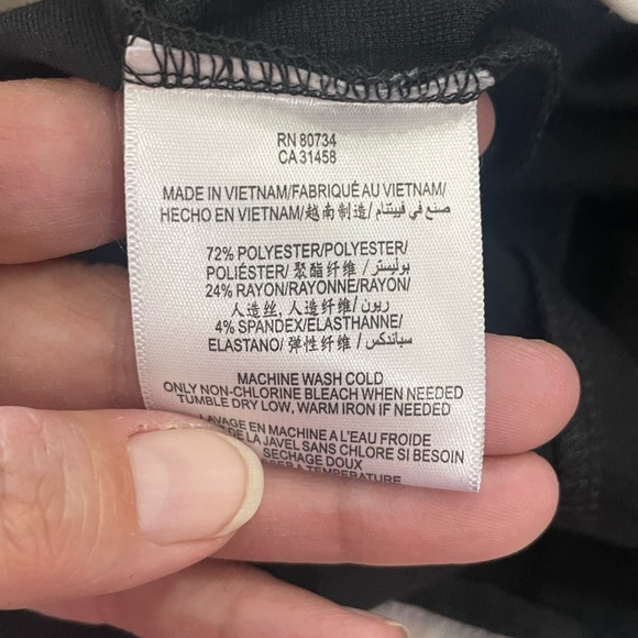 BCBGeneration black grey and white color block mini skirt size 10 - Picture 6 of 6